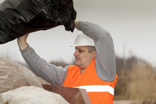 Advanced waste management technology in use